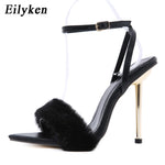 Eilyken Boudoir Faux Fur Slippers